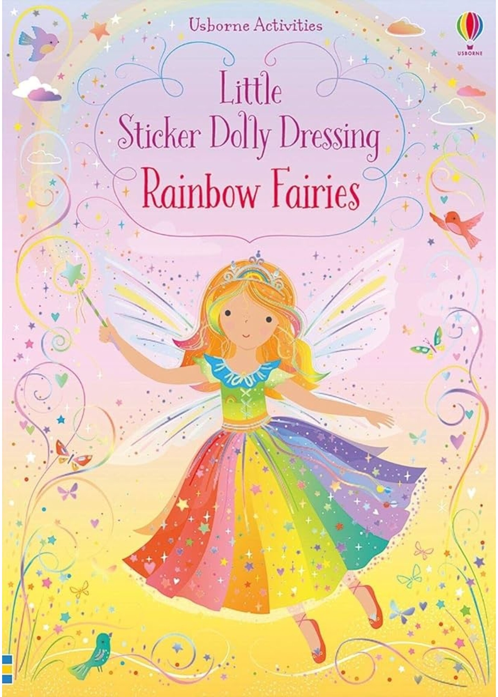 HARPER COLLINS BOOK LITTLE STICKER DOLLY DRESSING RAINBOW FAIRY