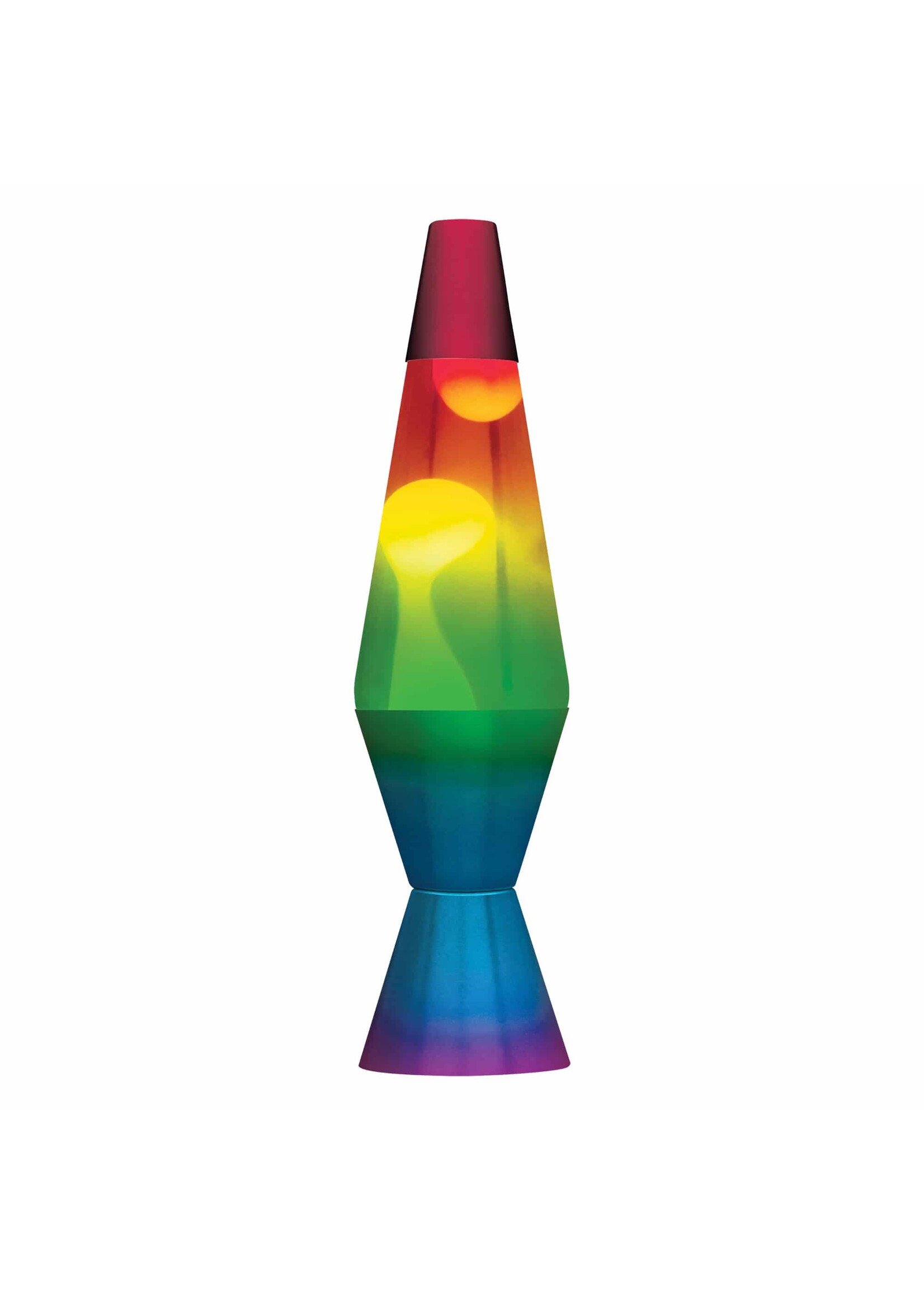 SCHYLLING SC LAVA LAMP 14.5 RAINBOW