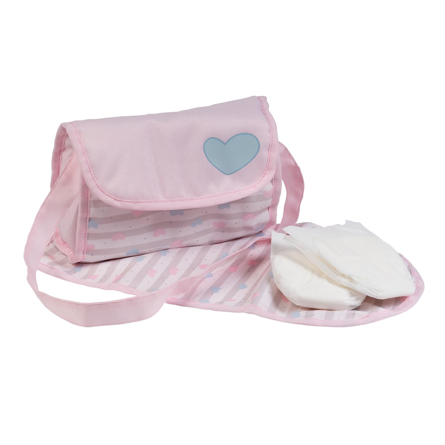ADORA CLASSIC PASTEL PINK DIAPER BAG