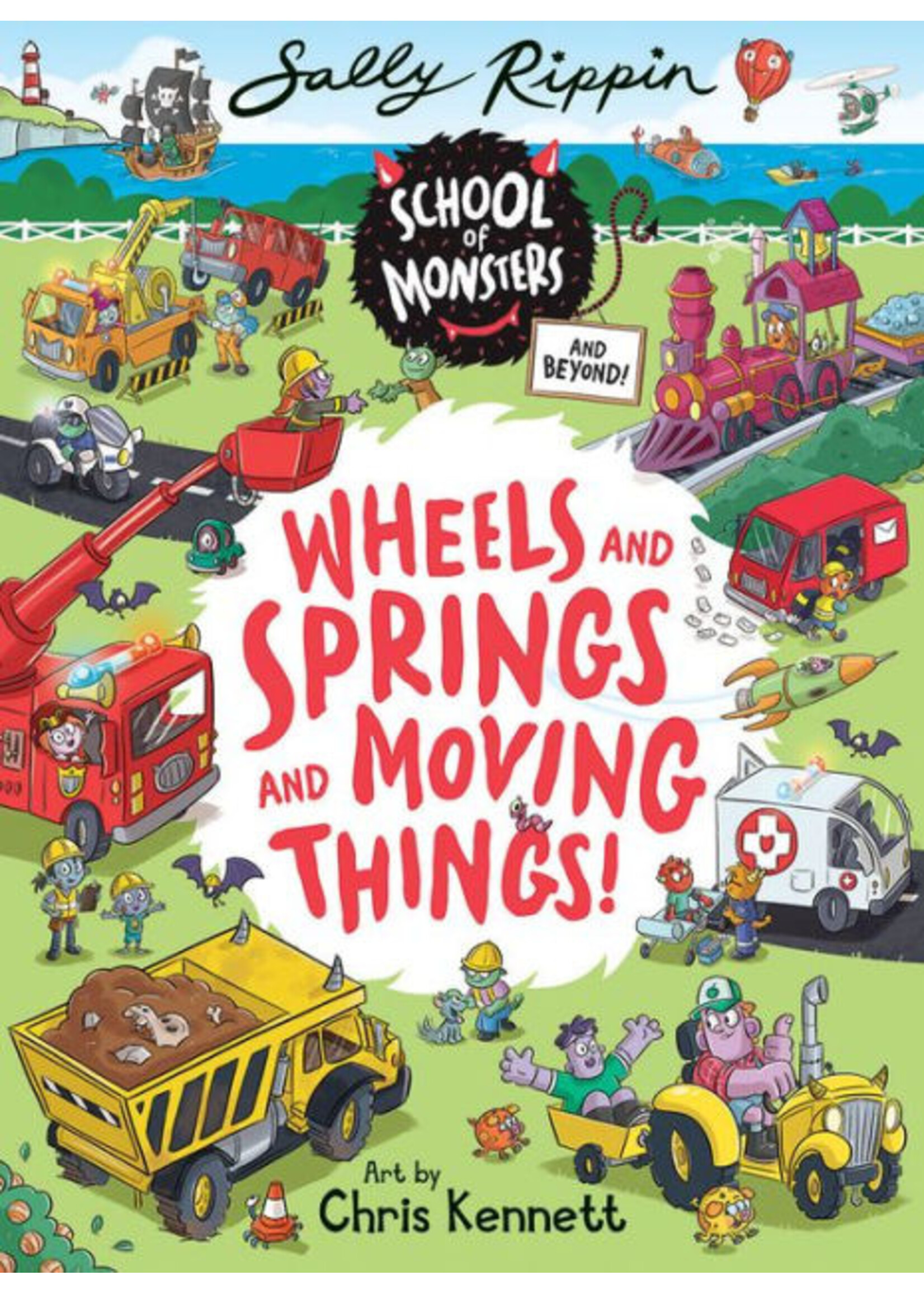 BOOK WHEELS AND SPRINGS AND MOVING THINGS!