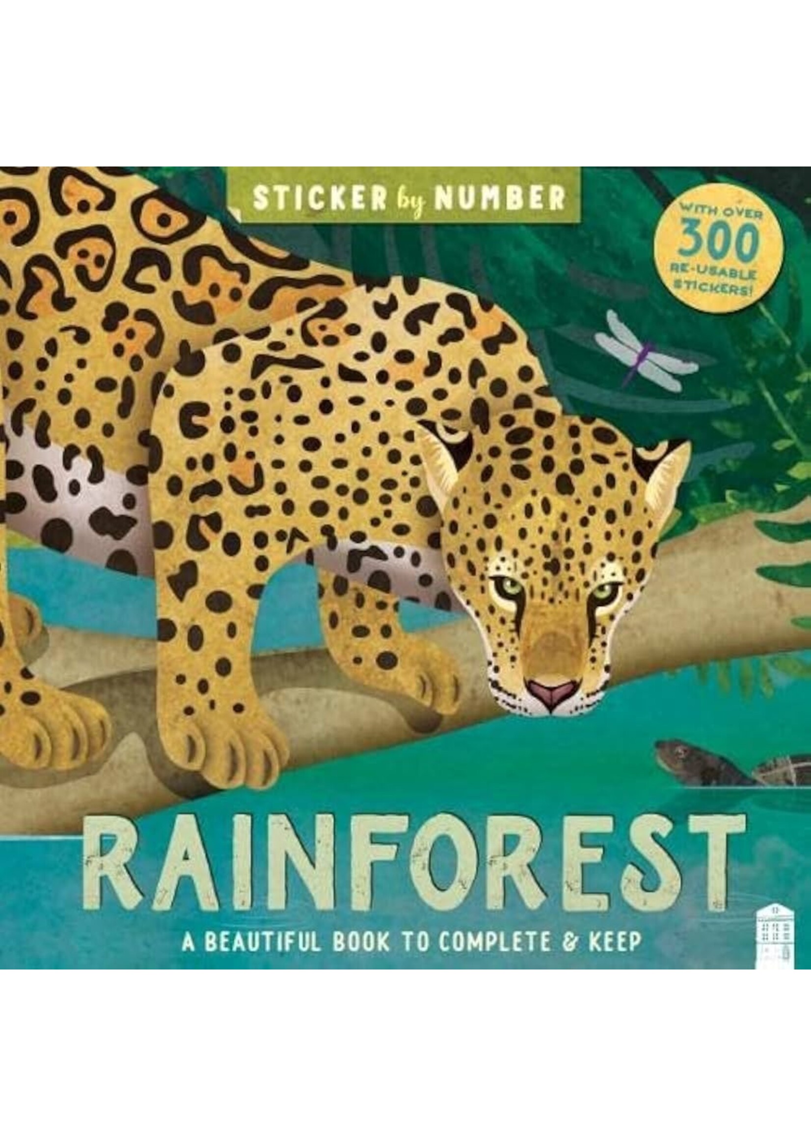 BOOK RAINFOREST STICKER BY NUMBER