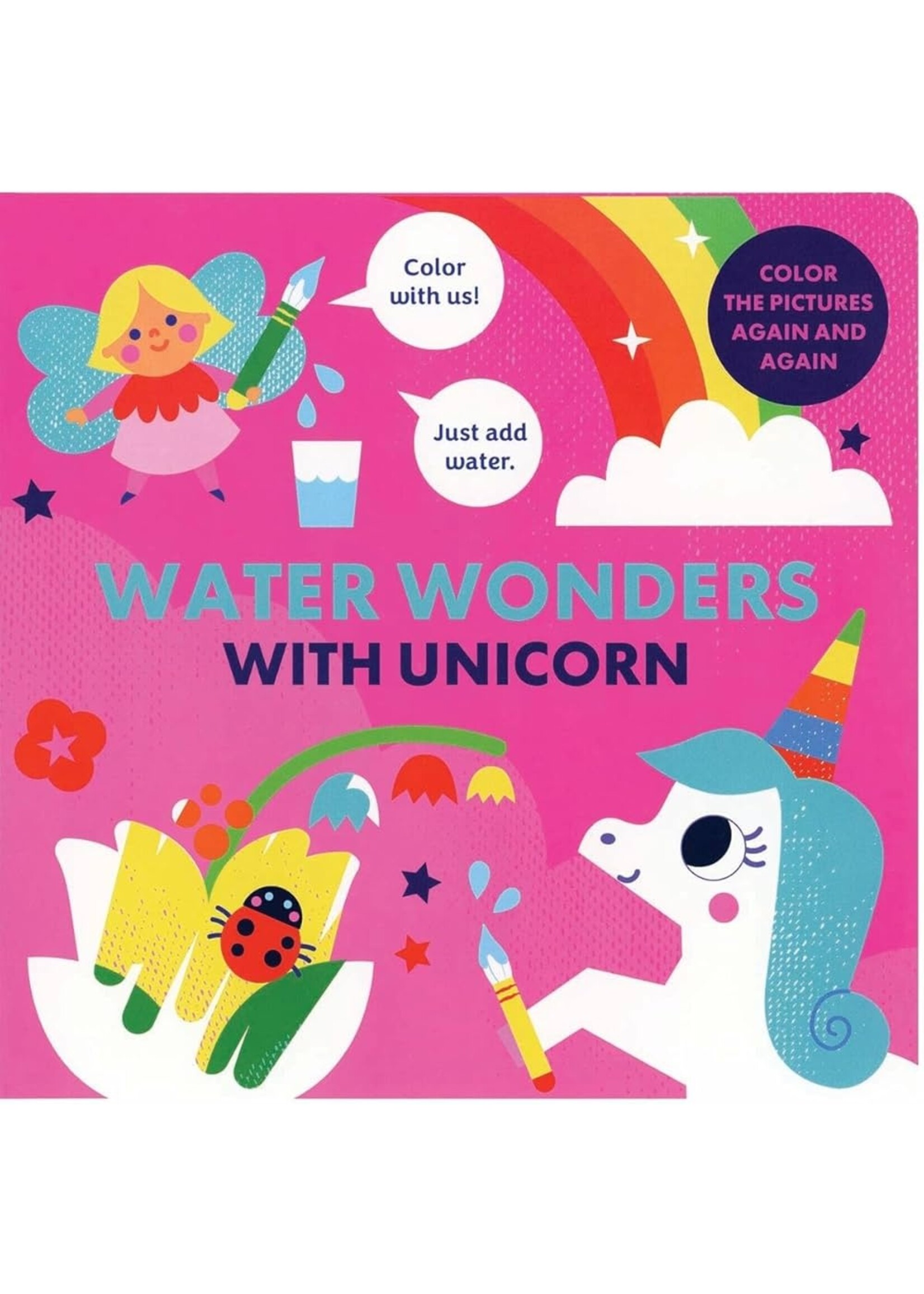 BOOK WATER WONDERS WITH UNICORN