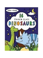 BOOK STAINED GLASS DINOSAURS