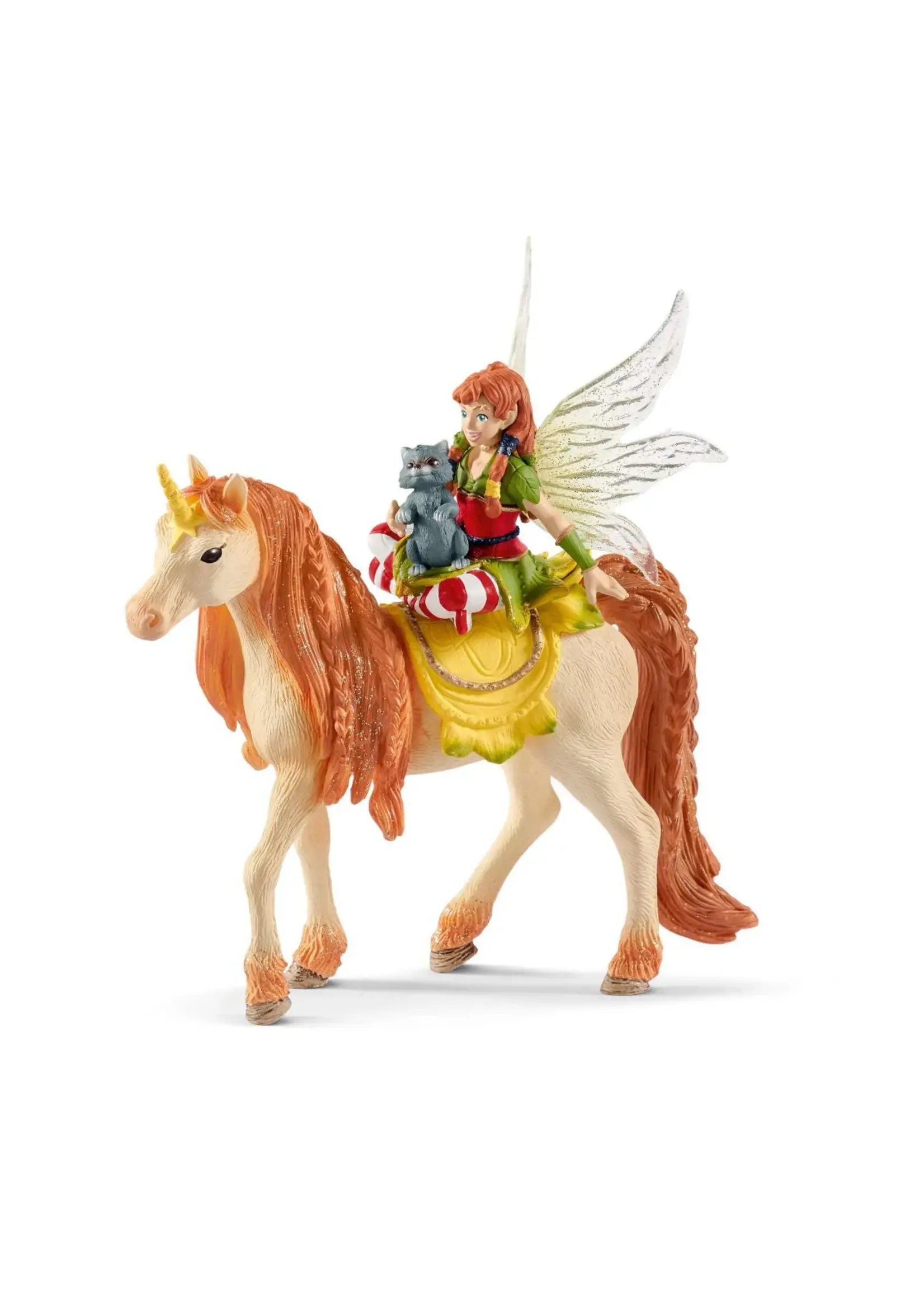 SCHLEICH SCHLEICH FAIRY MARWEEN WITH GLITTER UNICORN