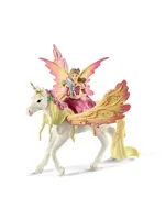 SCHLEICH SCHLEICH FAIRY FEYA WITH PEGASUS UNICORN