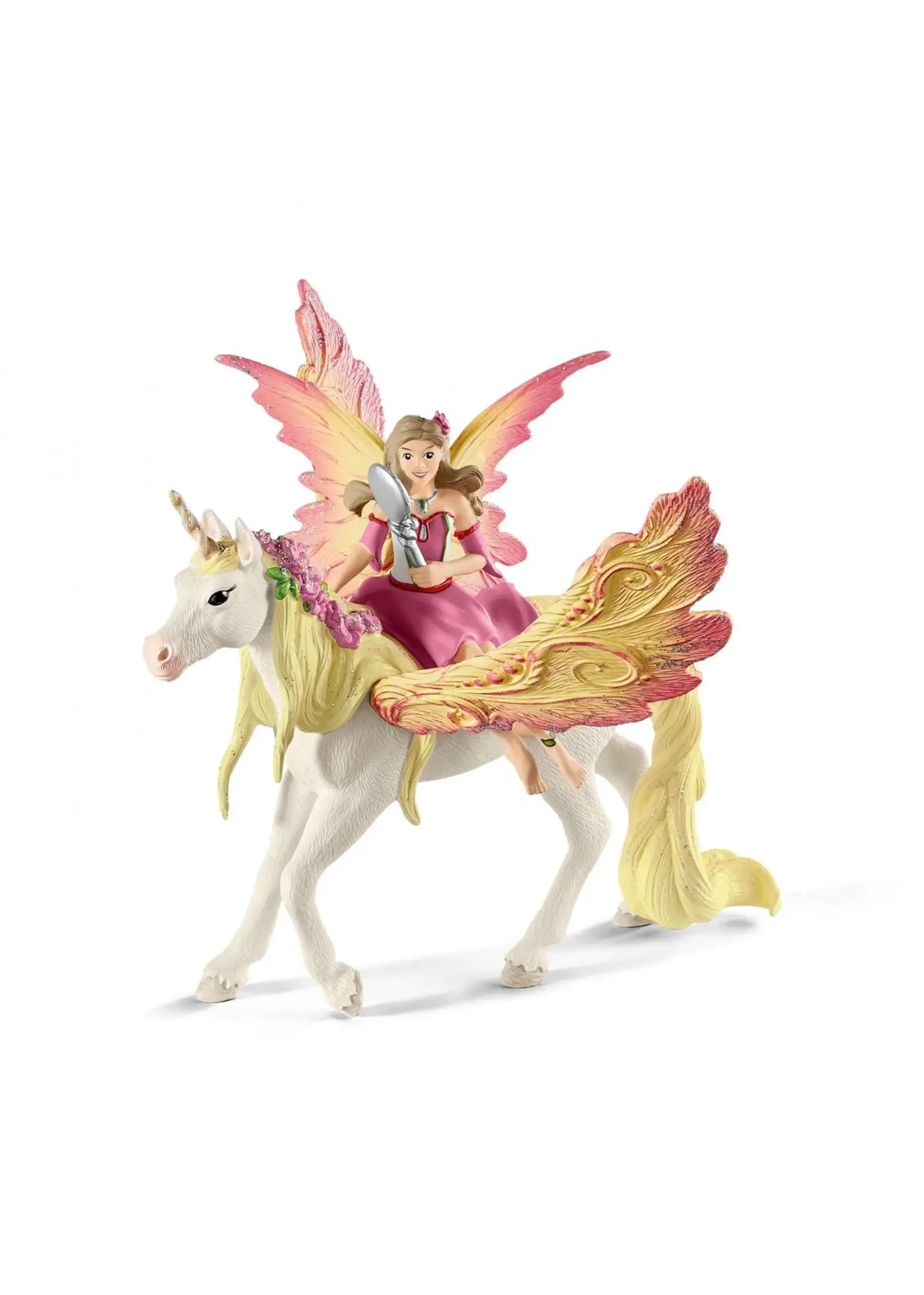 SCHLEICH SCHLEICH FAIRY FEYA WITH PEGASUS UNICORN