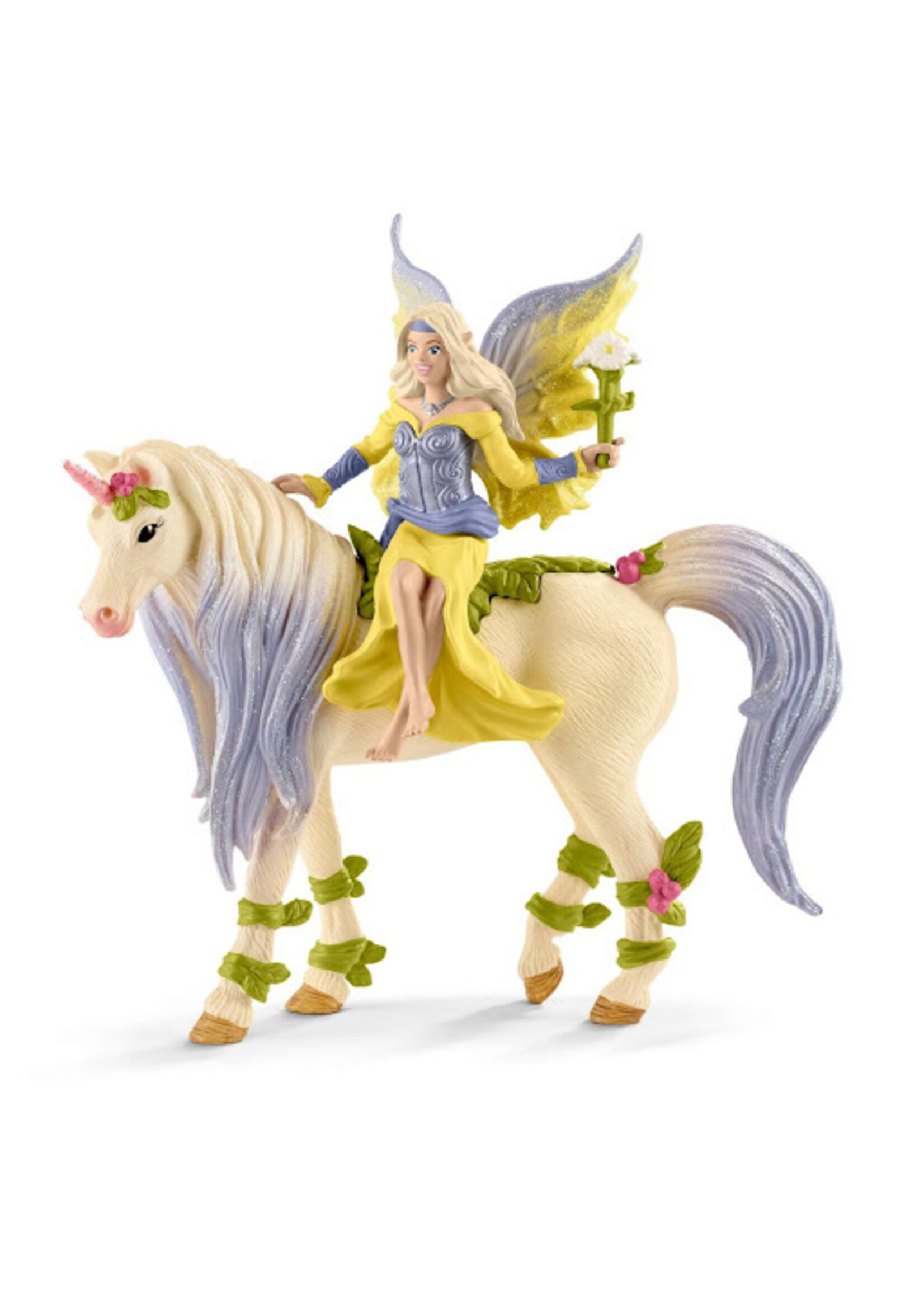 SCHLEICH SCHLEICH FAIRY SERA WITH BLOSSOM UNICORN