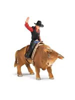 SCHLEICH SCHLEICH COWBOY WITH BULL
