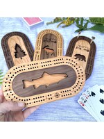 CAST & CARVE CAST AND CARVE TRAVEL CRIBBAGE FISH