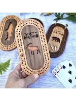 CAST & CARVE CAST AND CARVE TRAVEL CRIBBAGE MOOSE