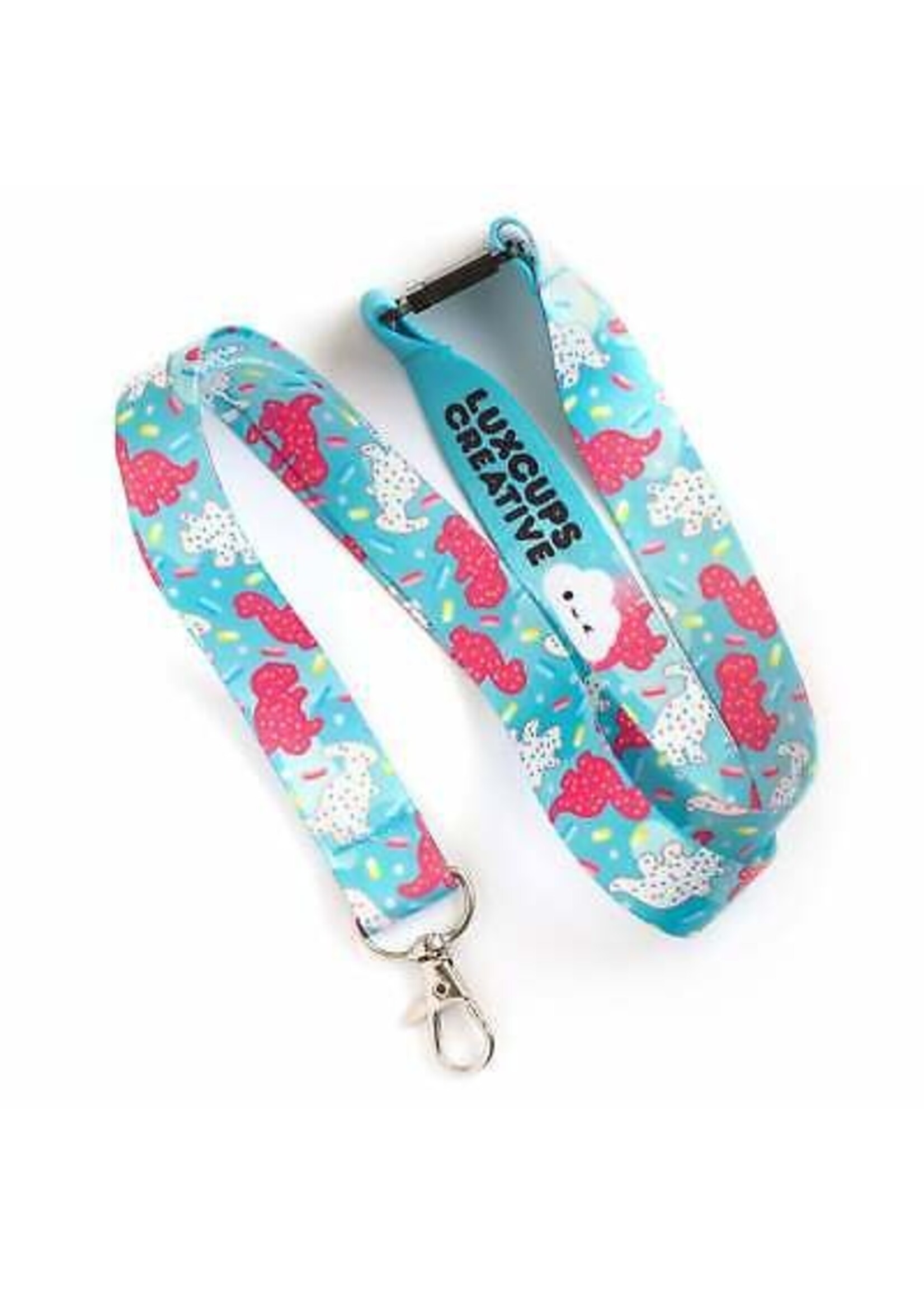 LUXCUPS LUX DINO COOKIE LANYARD