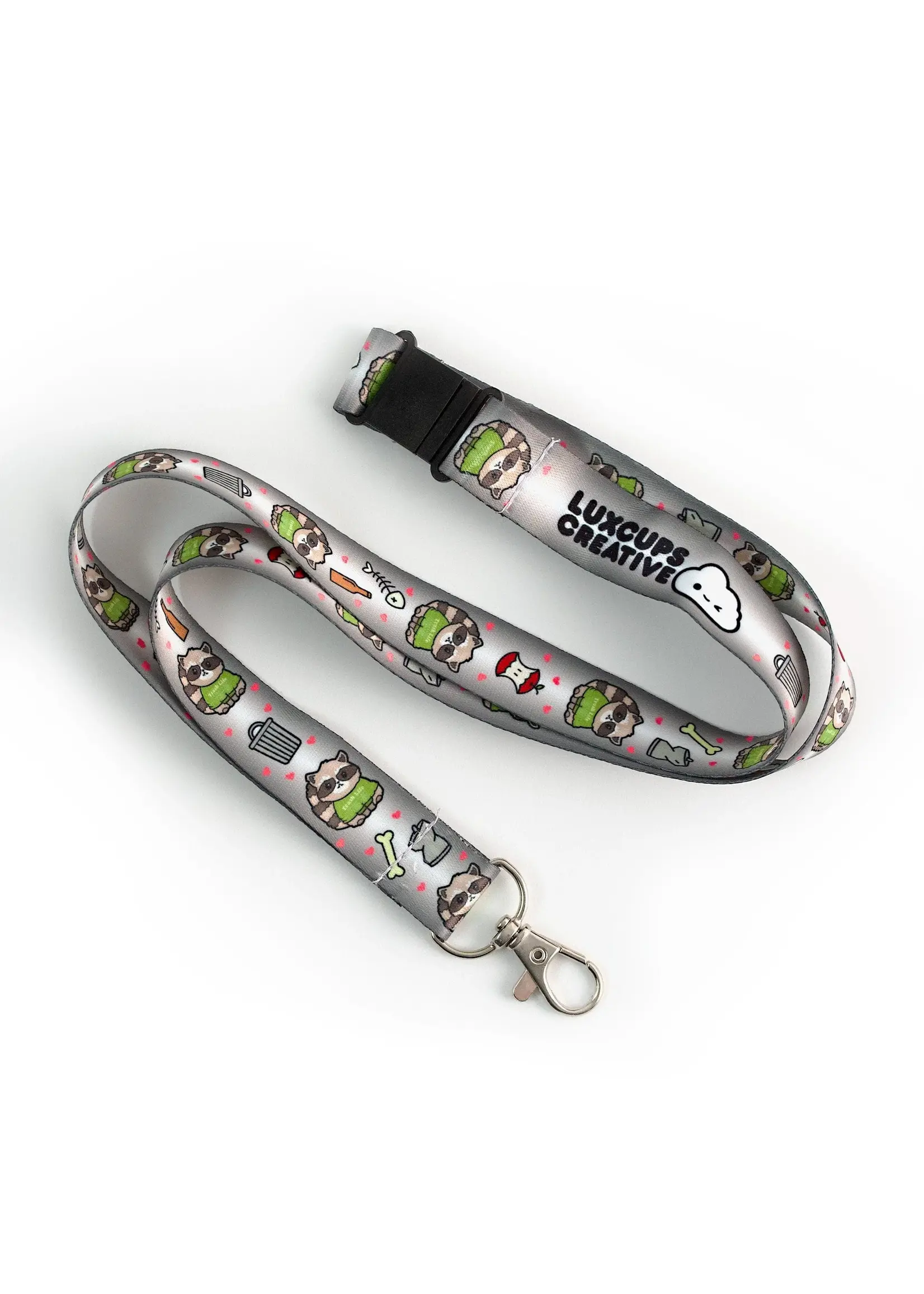 LUXCUPS LUX RACCOON LANYARD
