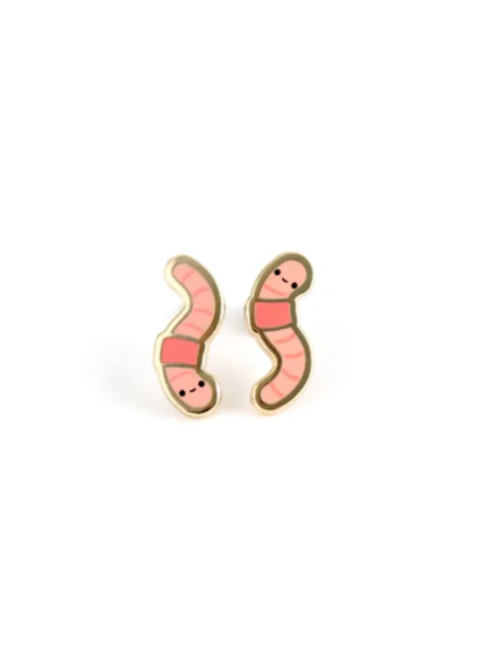 LUXCUPS LUX EARTHWORM EARRING