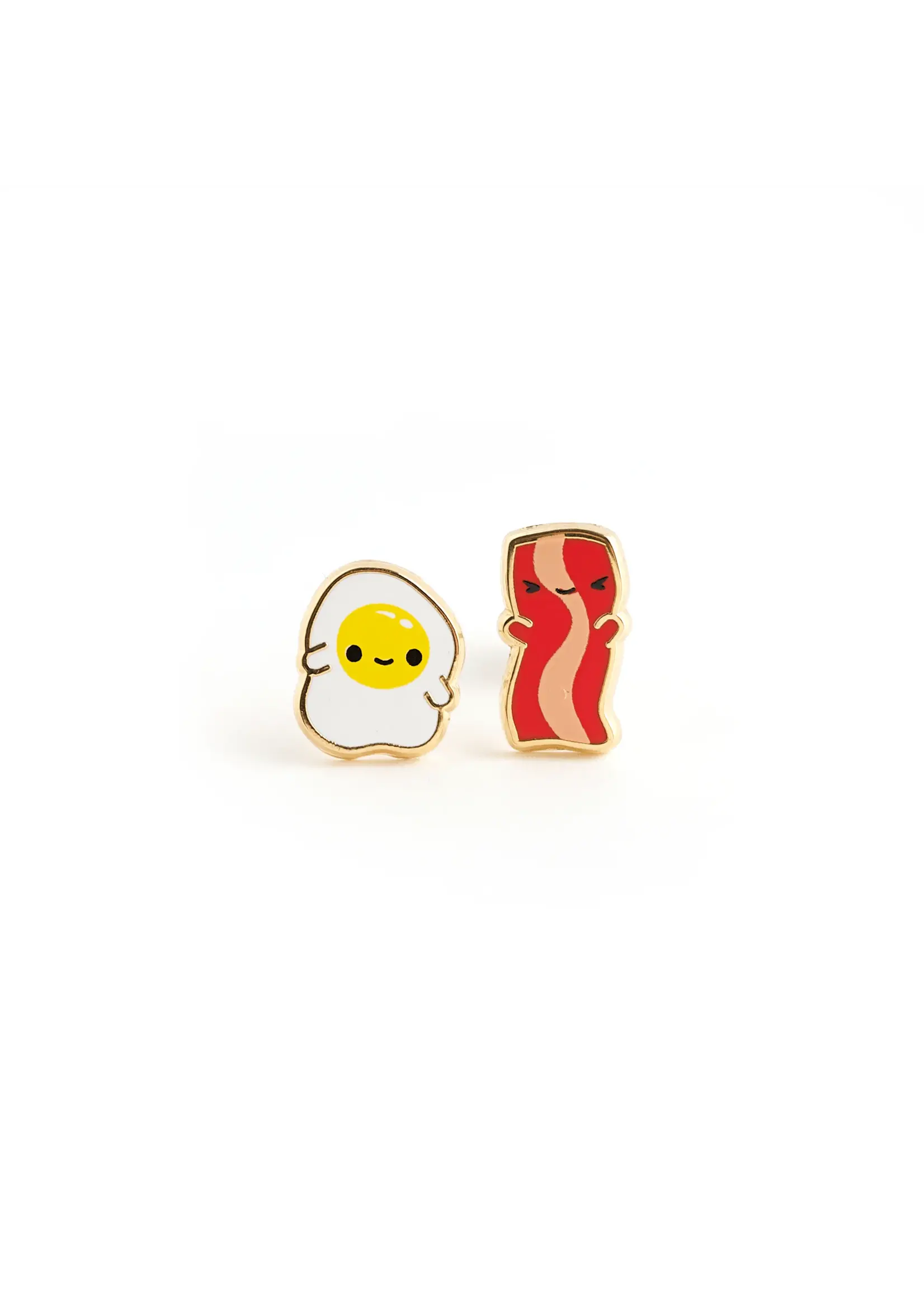 LUXCUPS LUX EGGS AND BAC-Y EARRINGS