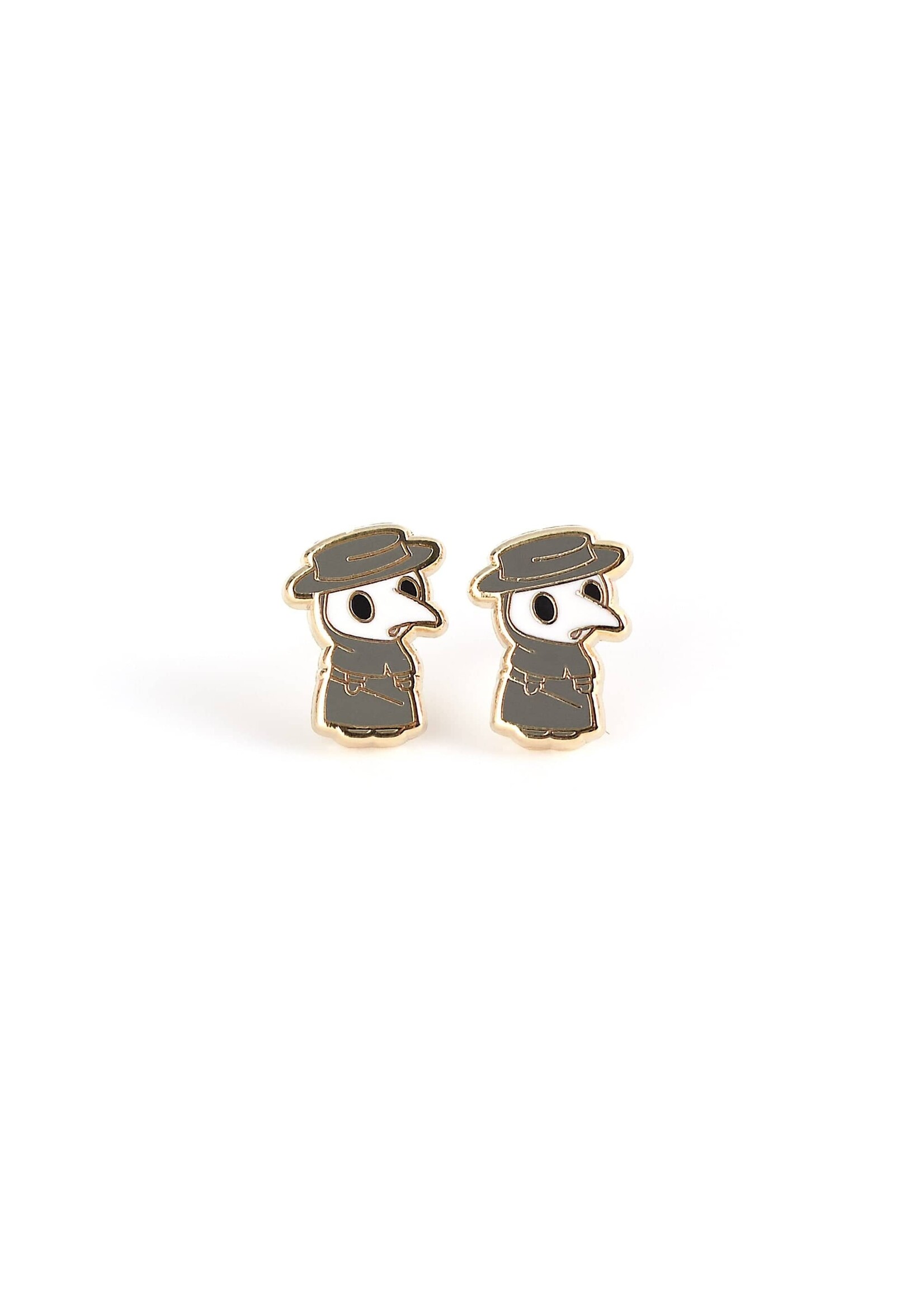 LUXCUPS LUX PLAGUE DOCTOR EARRINGS