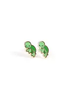 LUXCUPS LUX TINY TURTLE EARRINGS