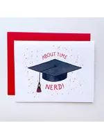 KENDRA LEE MILLER ART ABOUT TIME NERD CARD