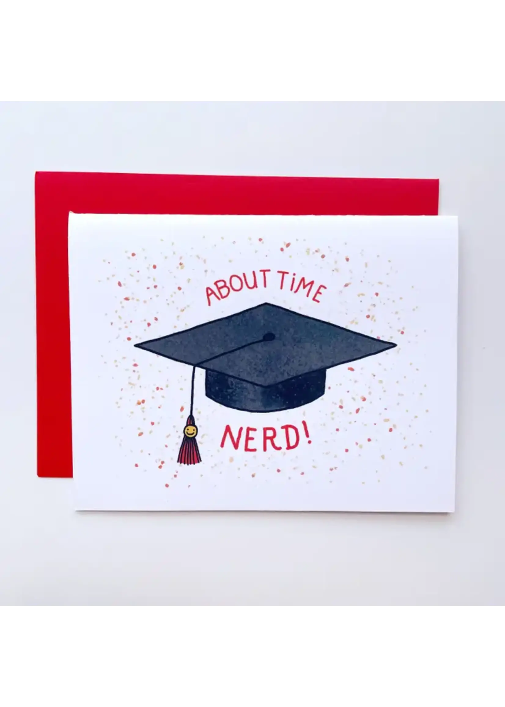 KENDRA LEE MILLER ART ABOUT TIME NERD CARD