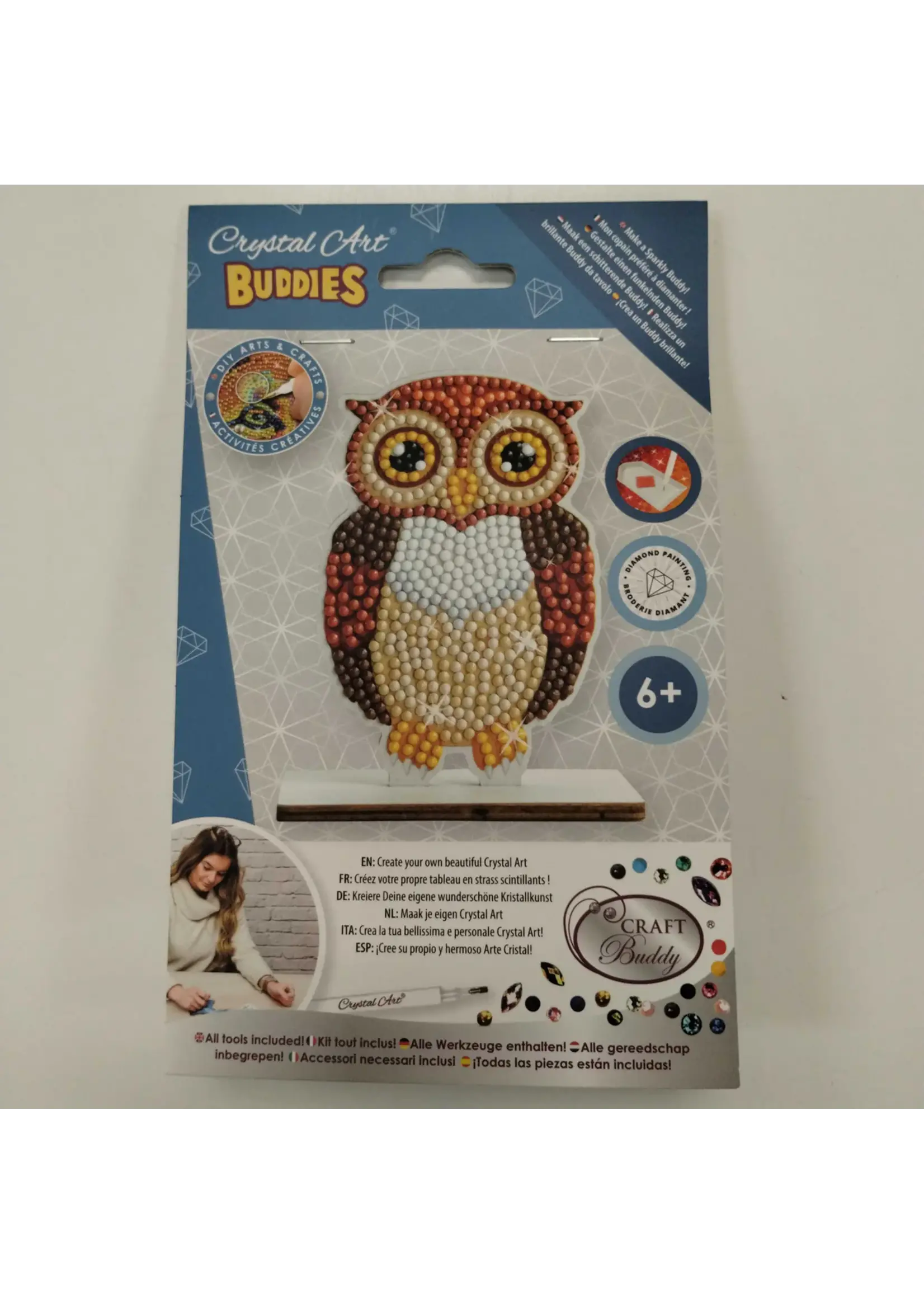 CRYSTAL ART BUDDIES  WOODLAND OWL
