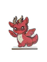 CRYSTAL ART BUDDIES RED DRAGON