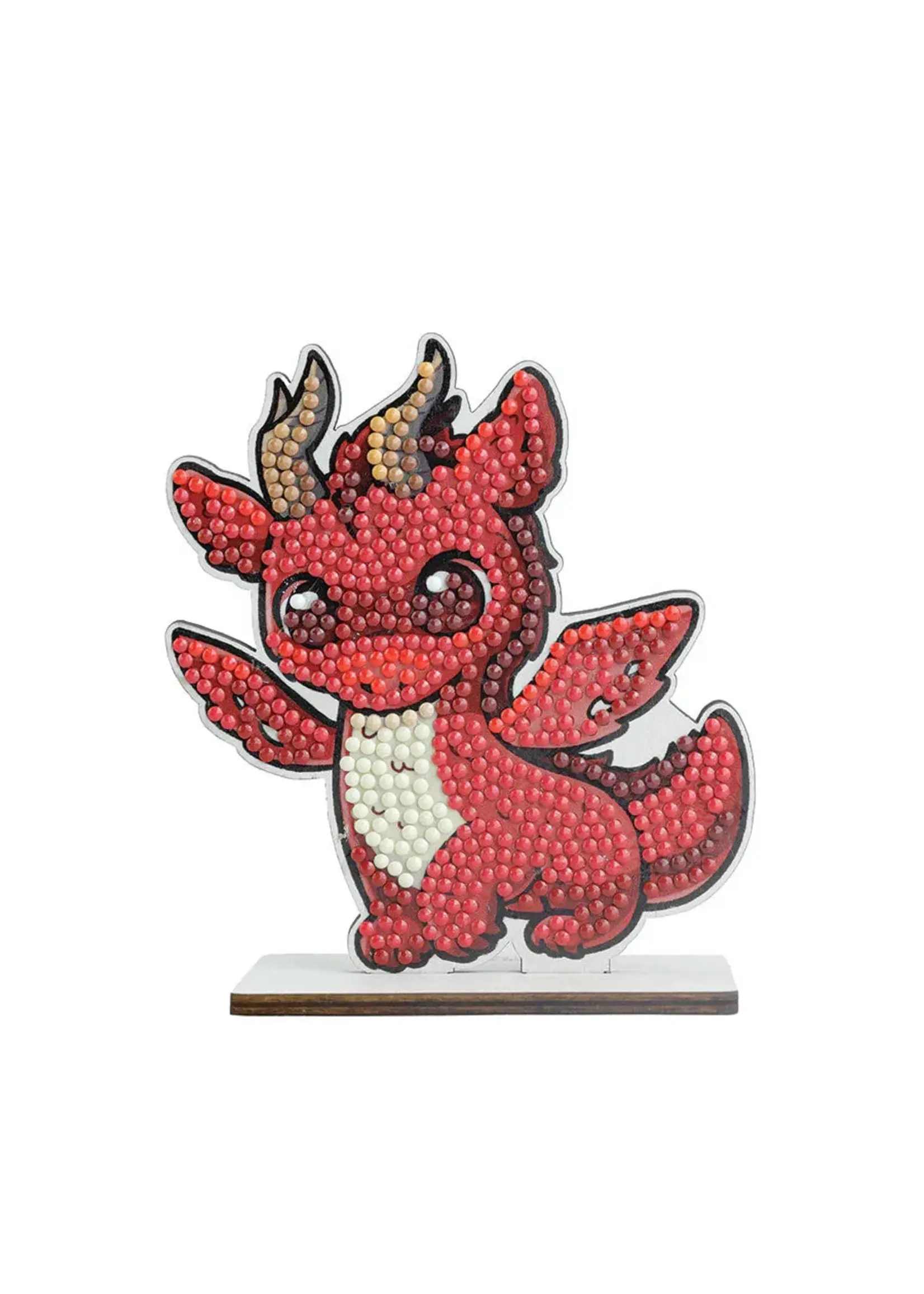 CRYSTAL ART BUDDIES RED DRAGON