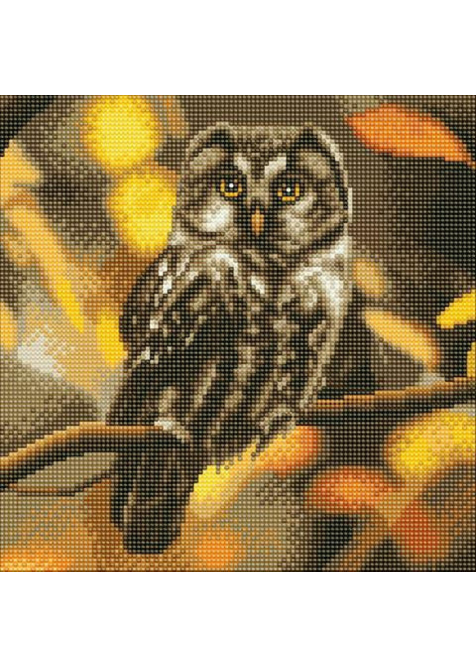 CRYSTAL ART TAWNY OWL