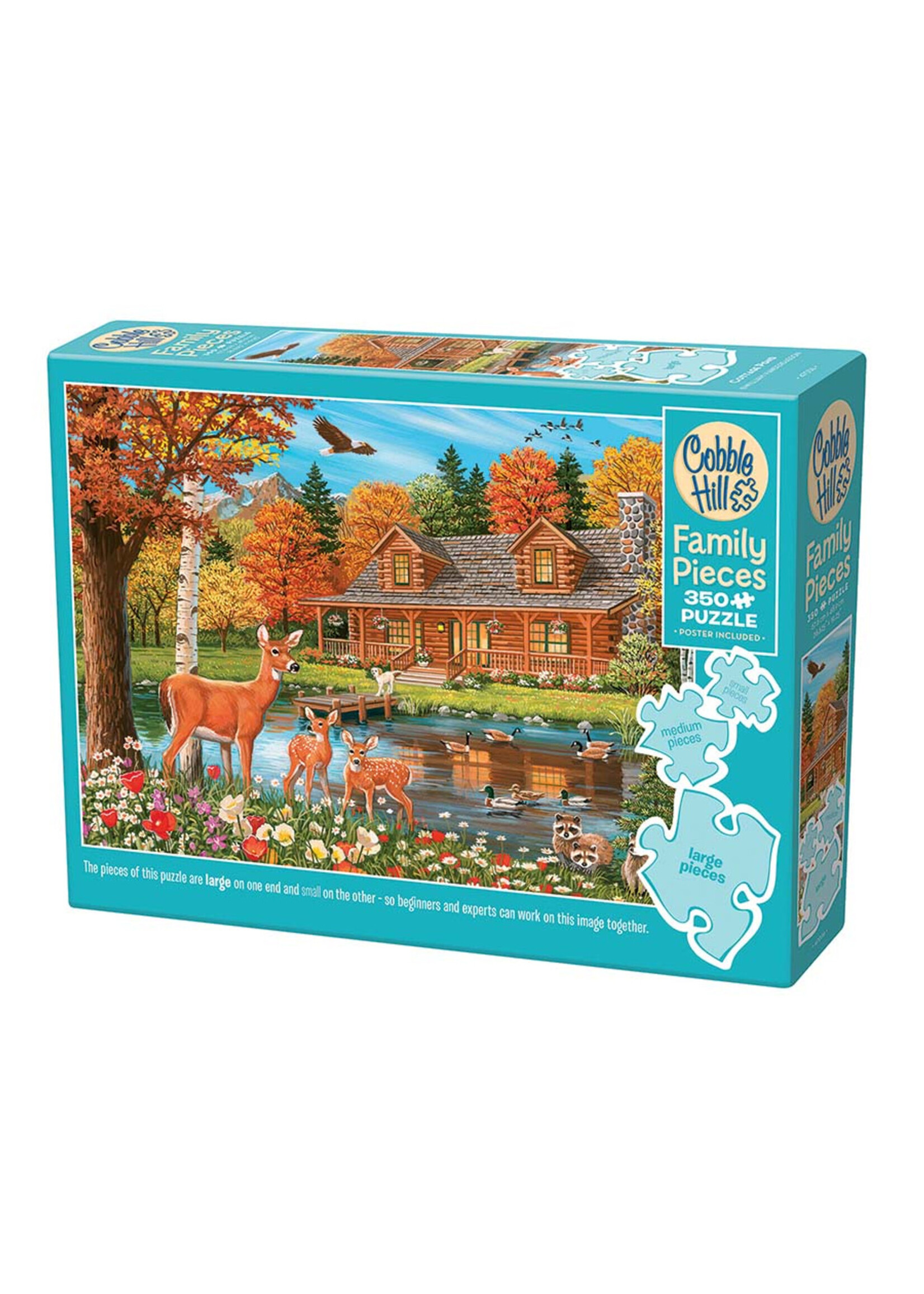 PUZZLE 350 PCS COTTAGE POND