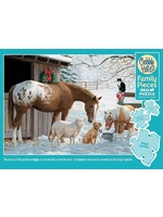 PUZZLE 350 PCS WINTER BARNYARD