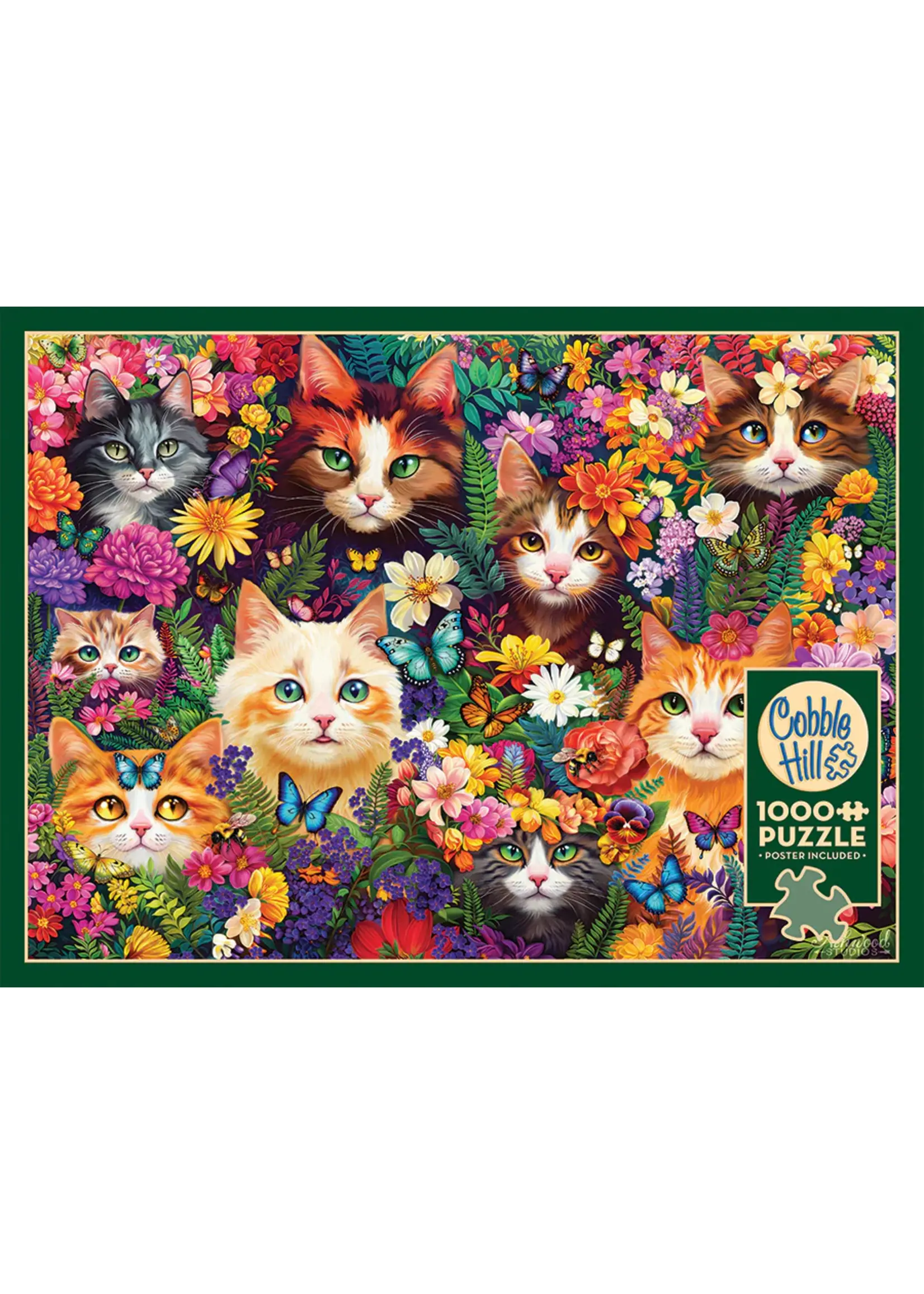 PUZZLE 1000 PCS BLOOMING WHISKERS
