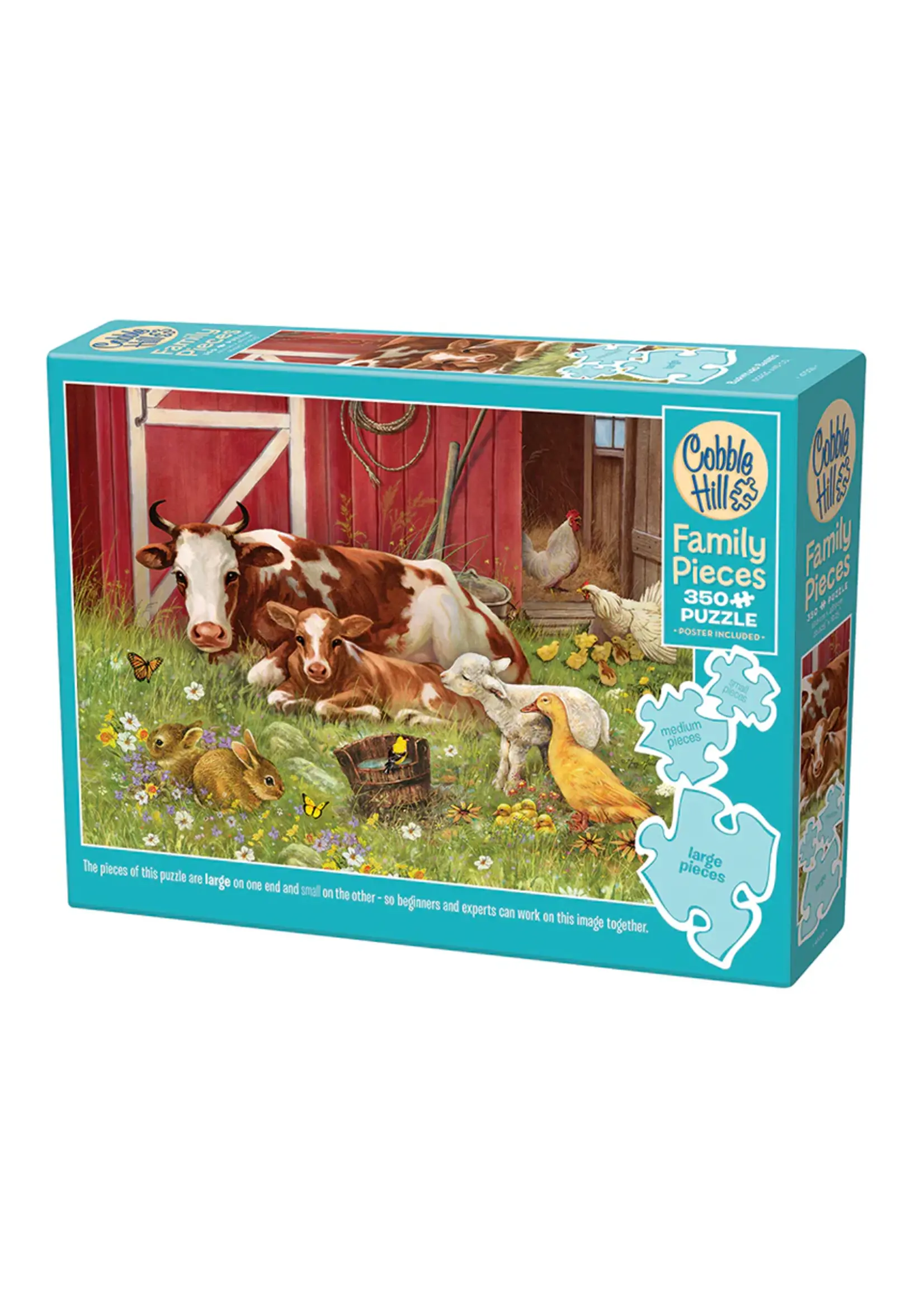 PUZZLE 350 PIECES FAMILY BARNYARD BABIES