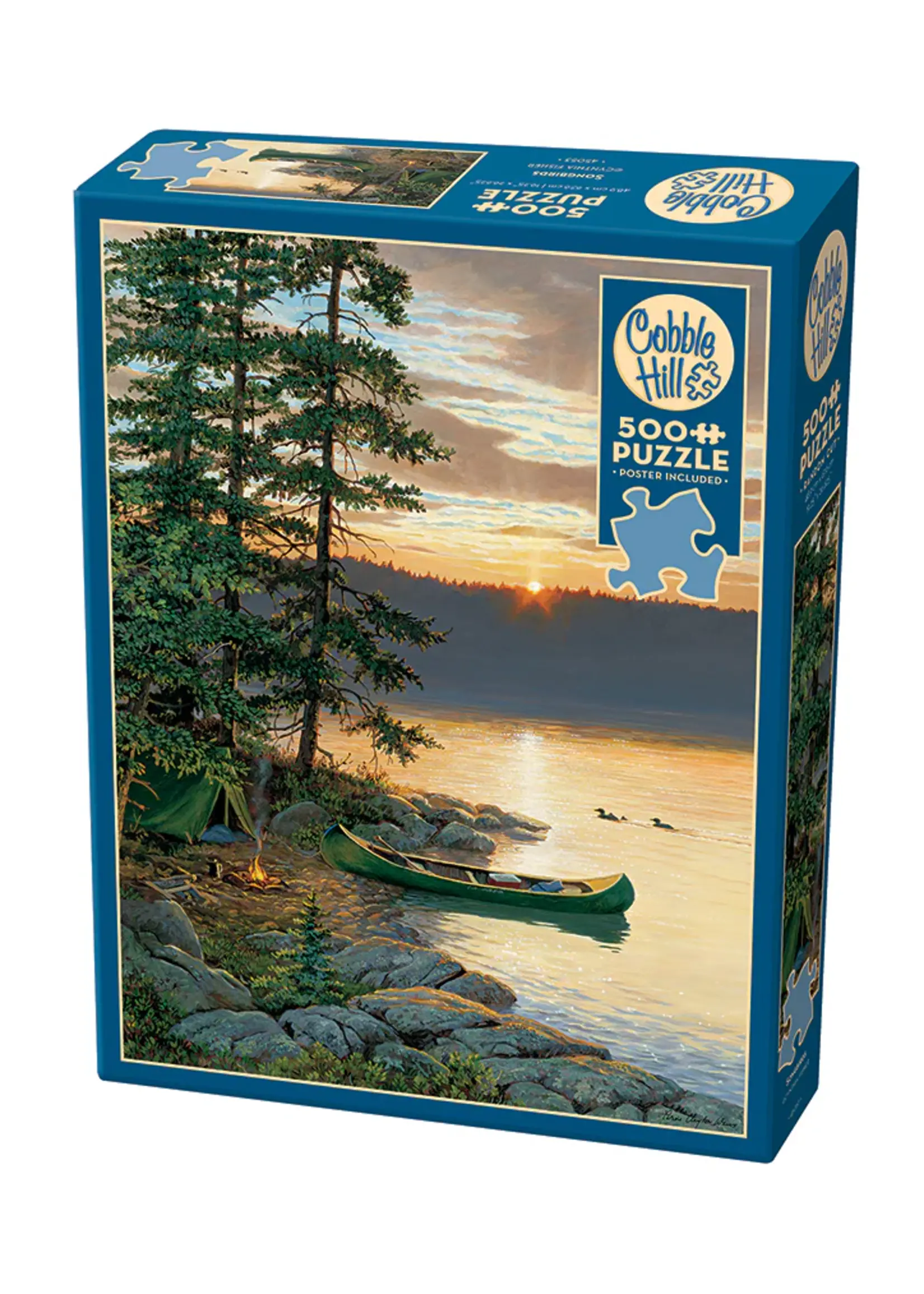 PUZZLE 500 PCS CANOE LAKE