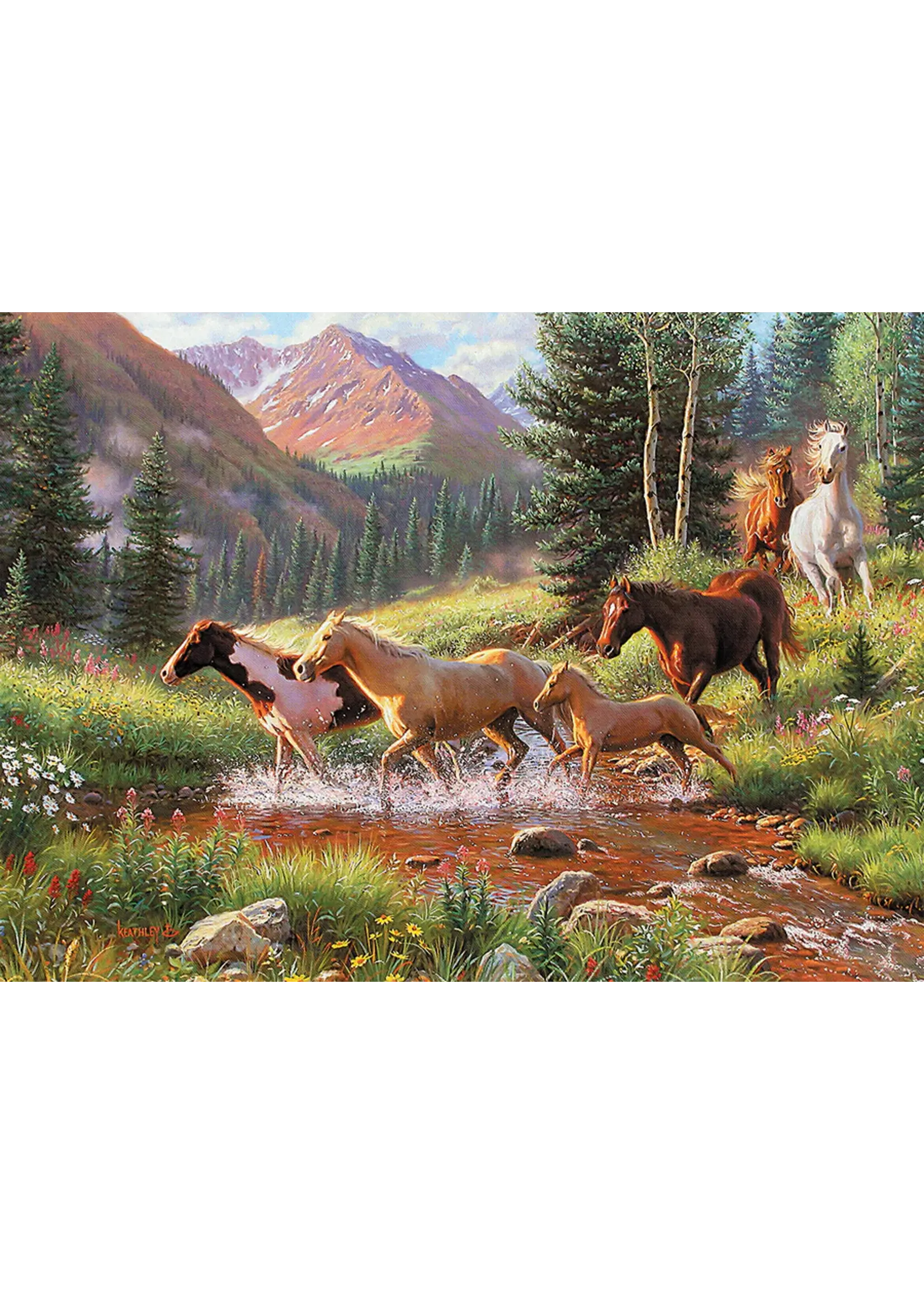 PUZZLE TRAY HORSE STREAM