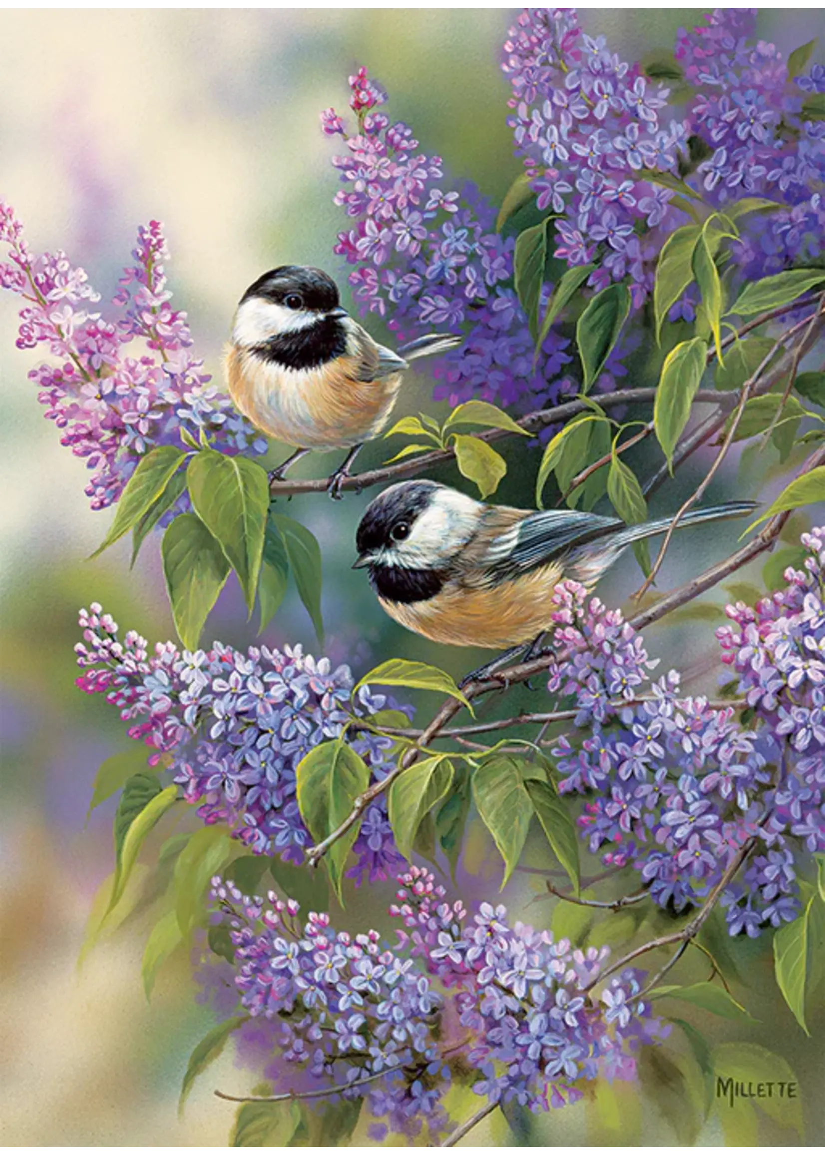 PUZZLE TRAY CHICKADEE DUO