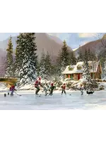 PUZZLE TRAY HOCKEY POND