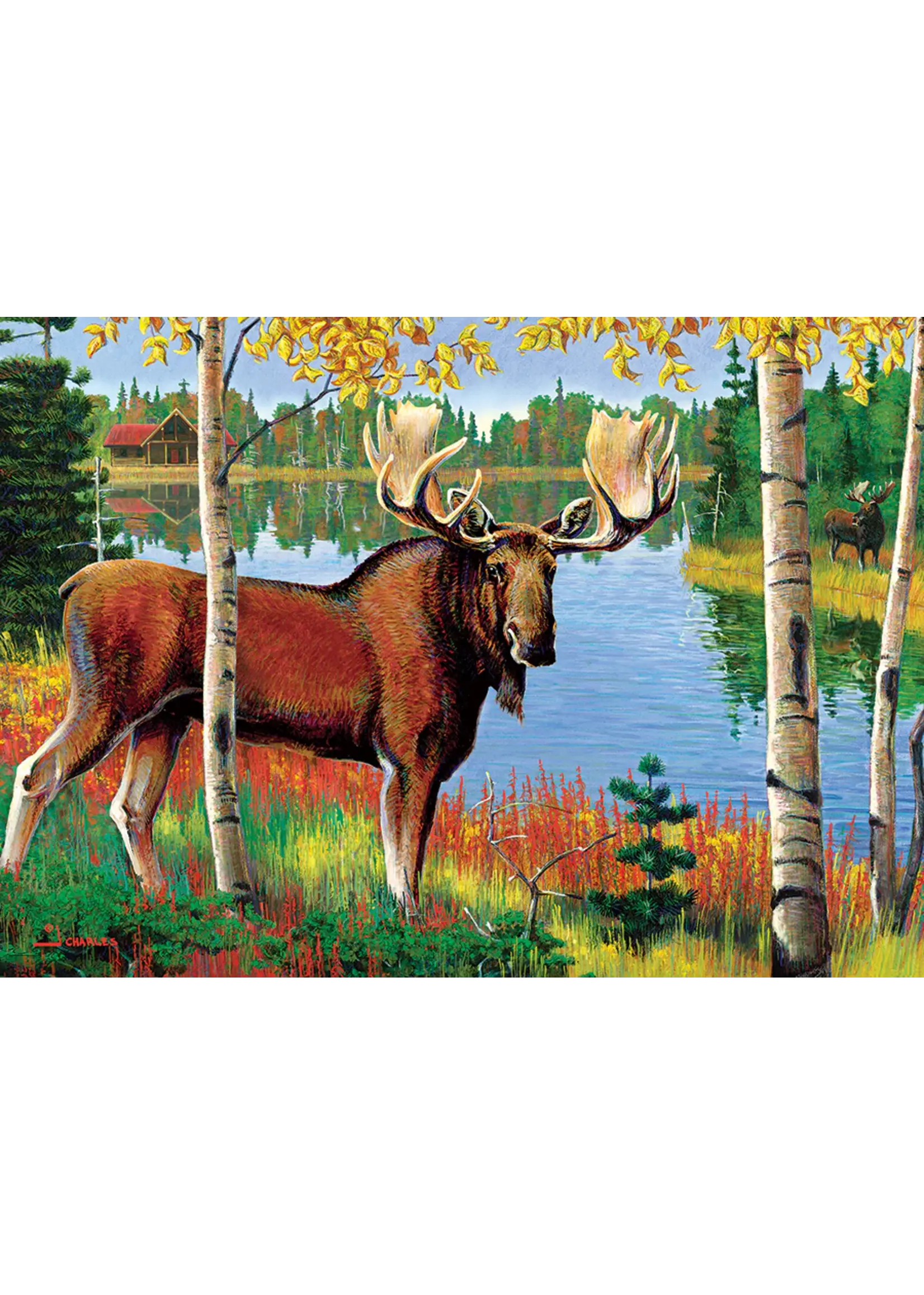 PUZZLE TRAY MOOSE
