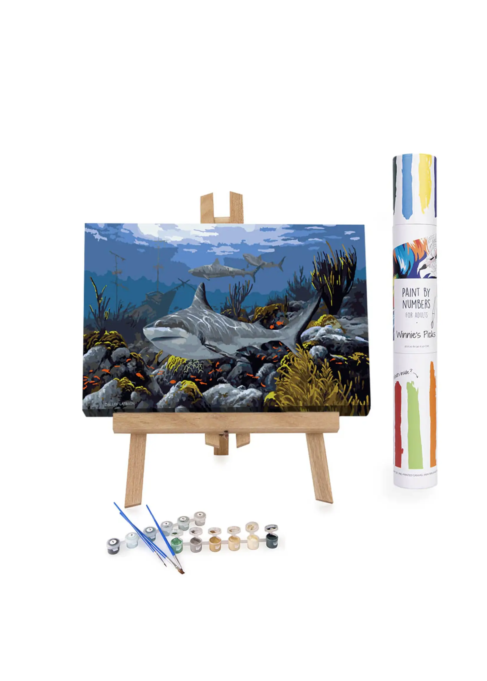 WINNIES PICKS PAINT BY NUMBER TREASURE HUNTERS