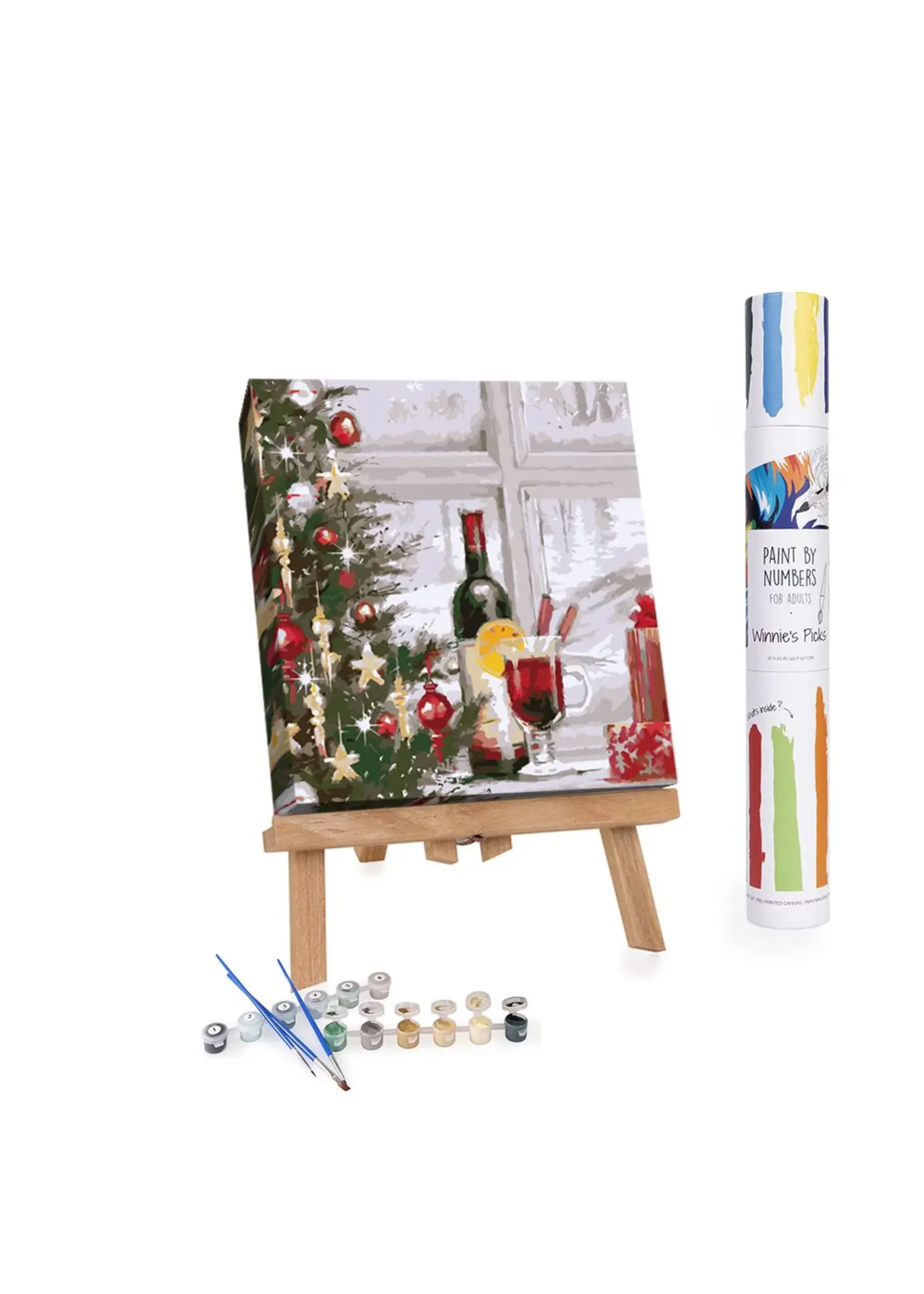 WINNIES PICKS PAINT BY NUMBER MULLED WINE AT CHRISTMAS