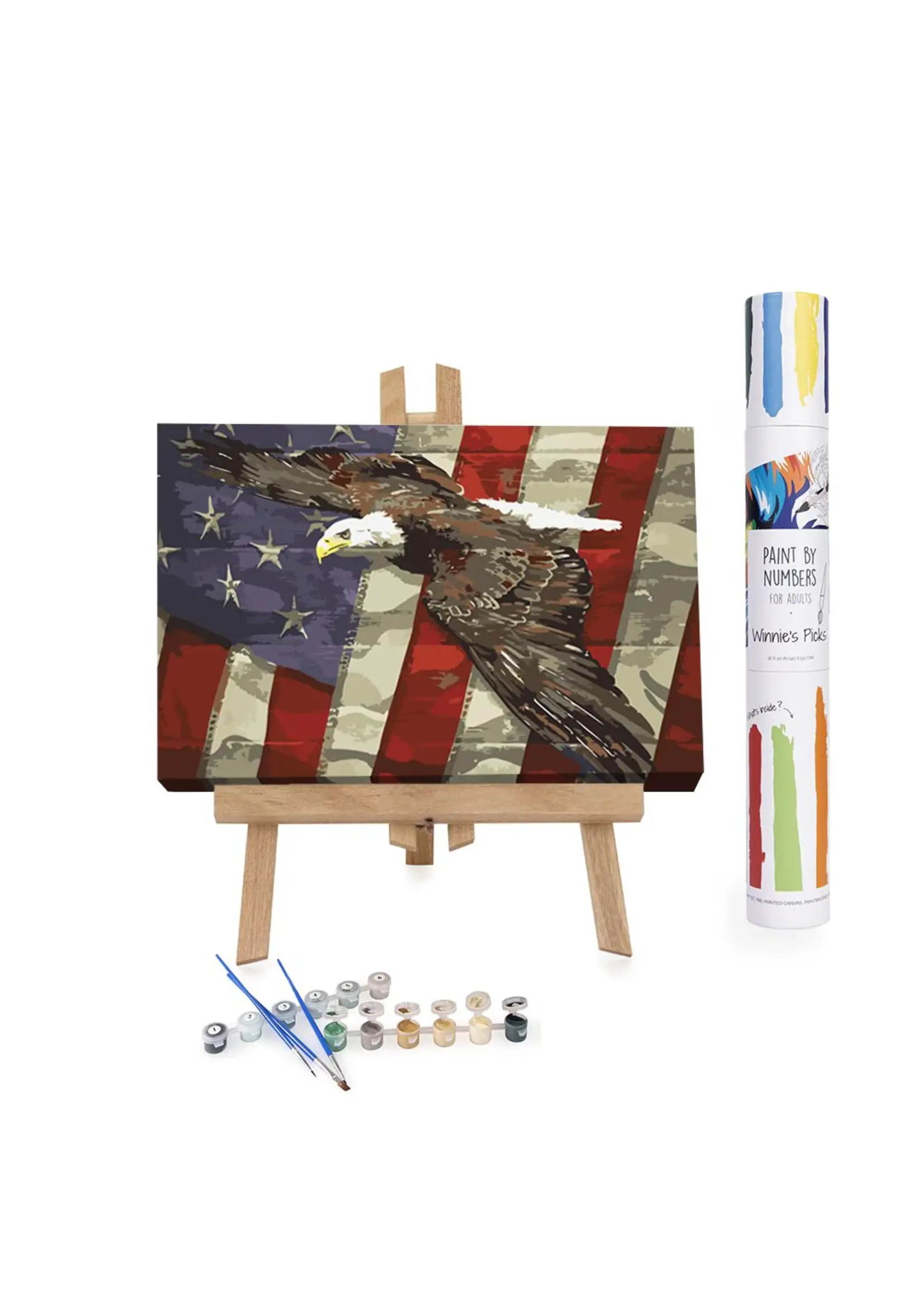 WINNIES PICKS PAINT BY NUMBER EAGLE
