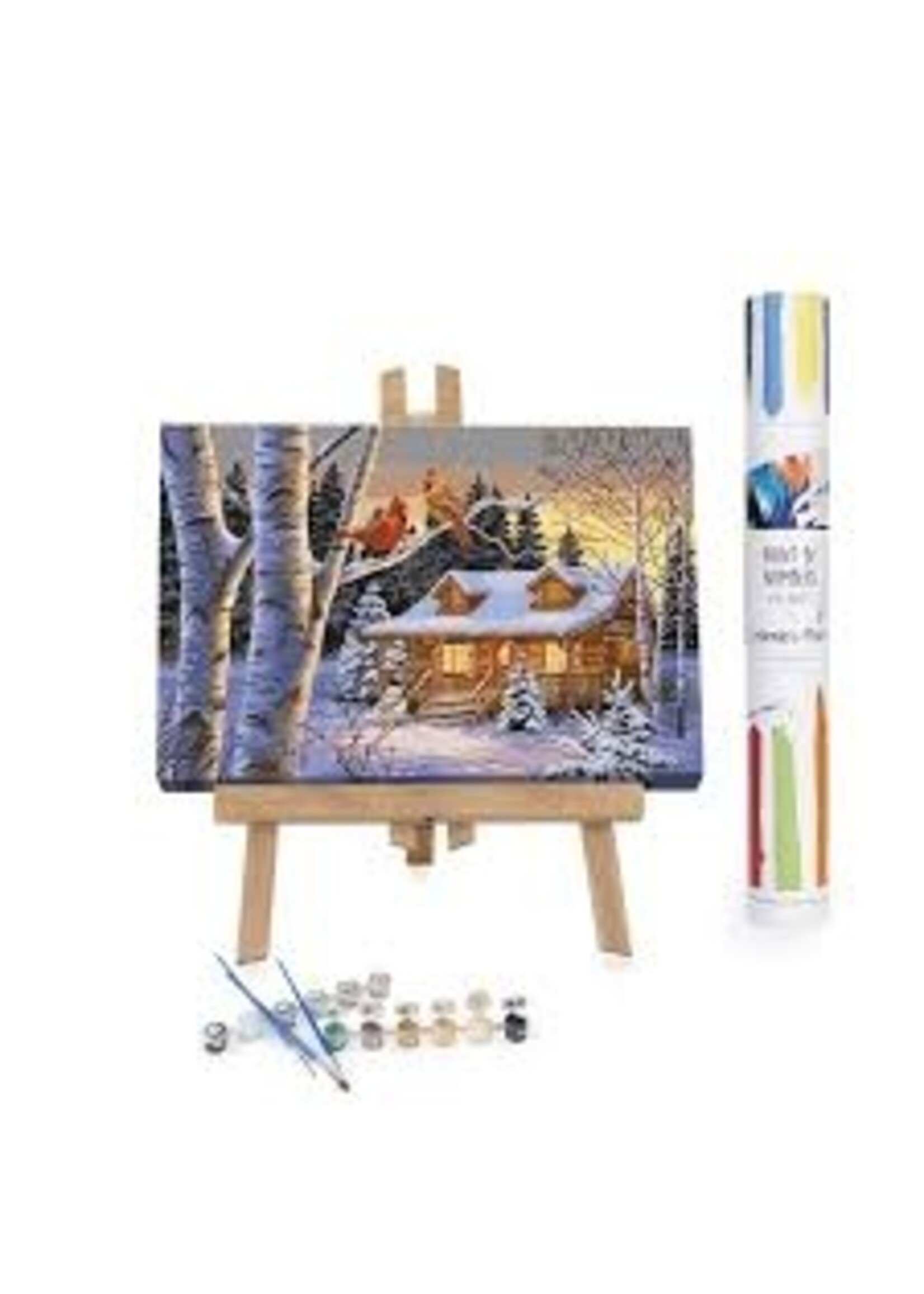WINNIES PICKS PAINT BY NUMBER RUSTIC RETREAT