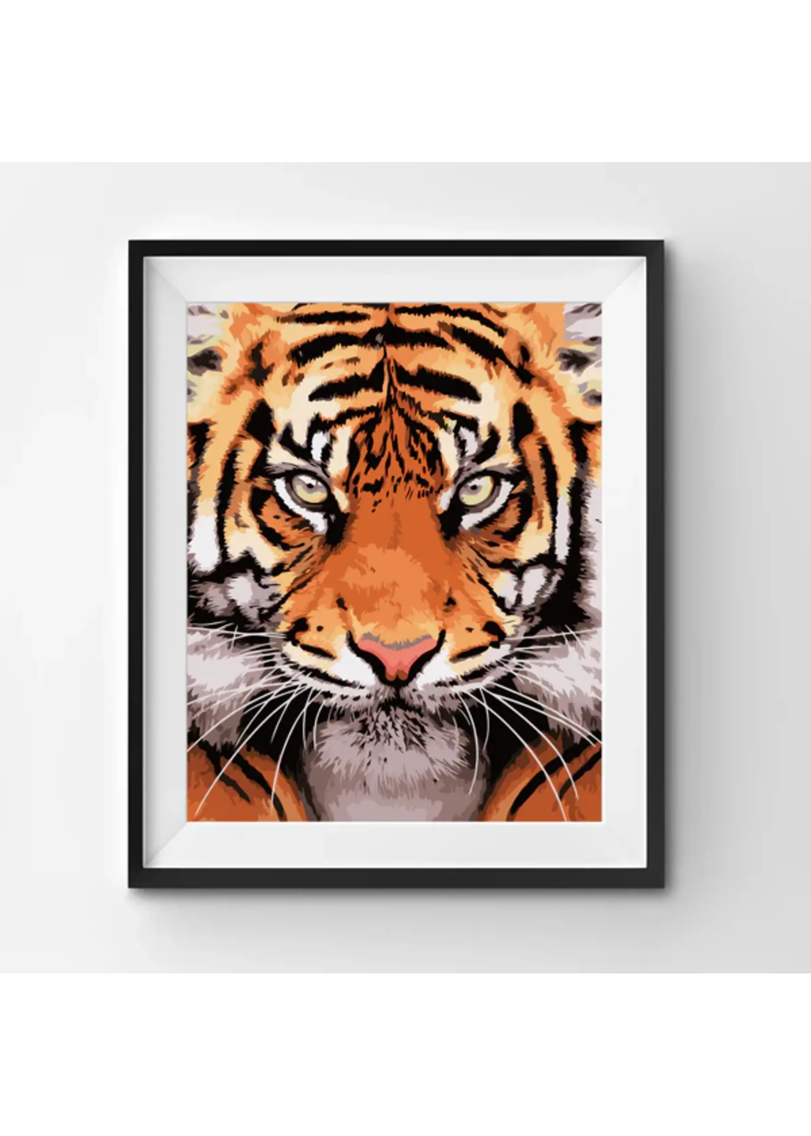WINNIES PICKS PAINT BY NUMBER TIGER FACE