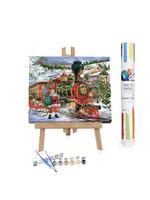 WINNIES PICKS PAINT BY NUMBER SANTA EXPRESS