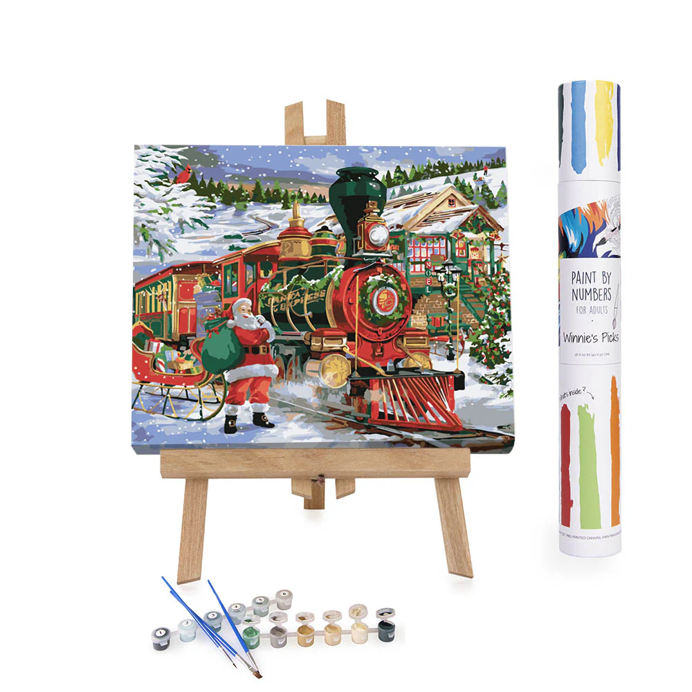 PAINT BY NUMBER SANTA EXPRESS