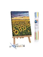 WINNIES PICKS PAINT BY NUMBER SUNSET SUNBURST