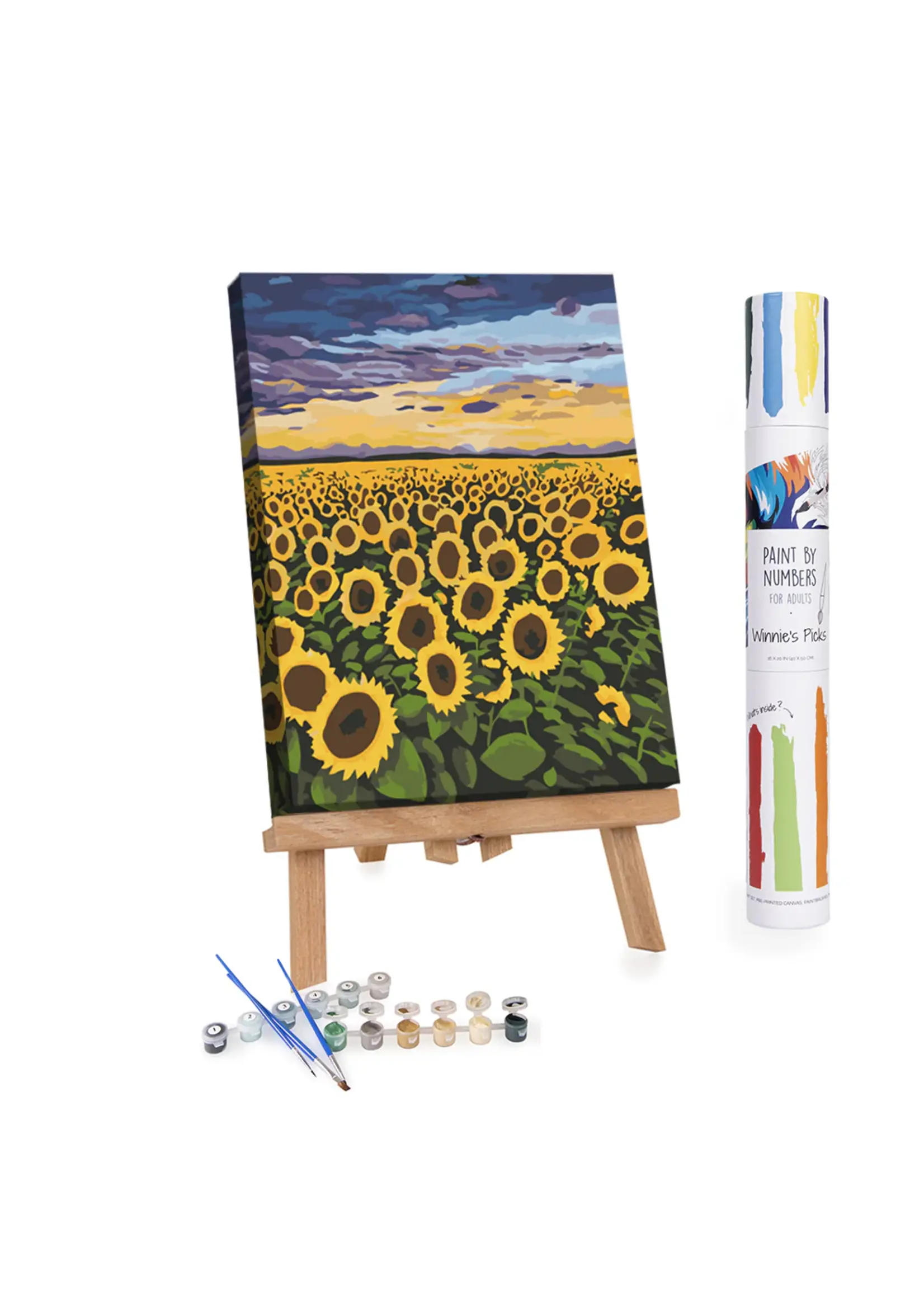 WINNIES PICKS PAINT BY NUMBER SUNSET SUNBURST