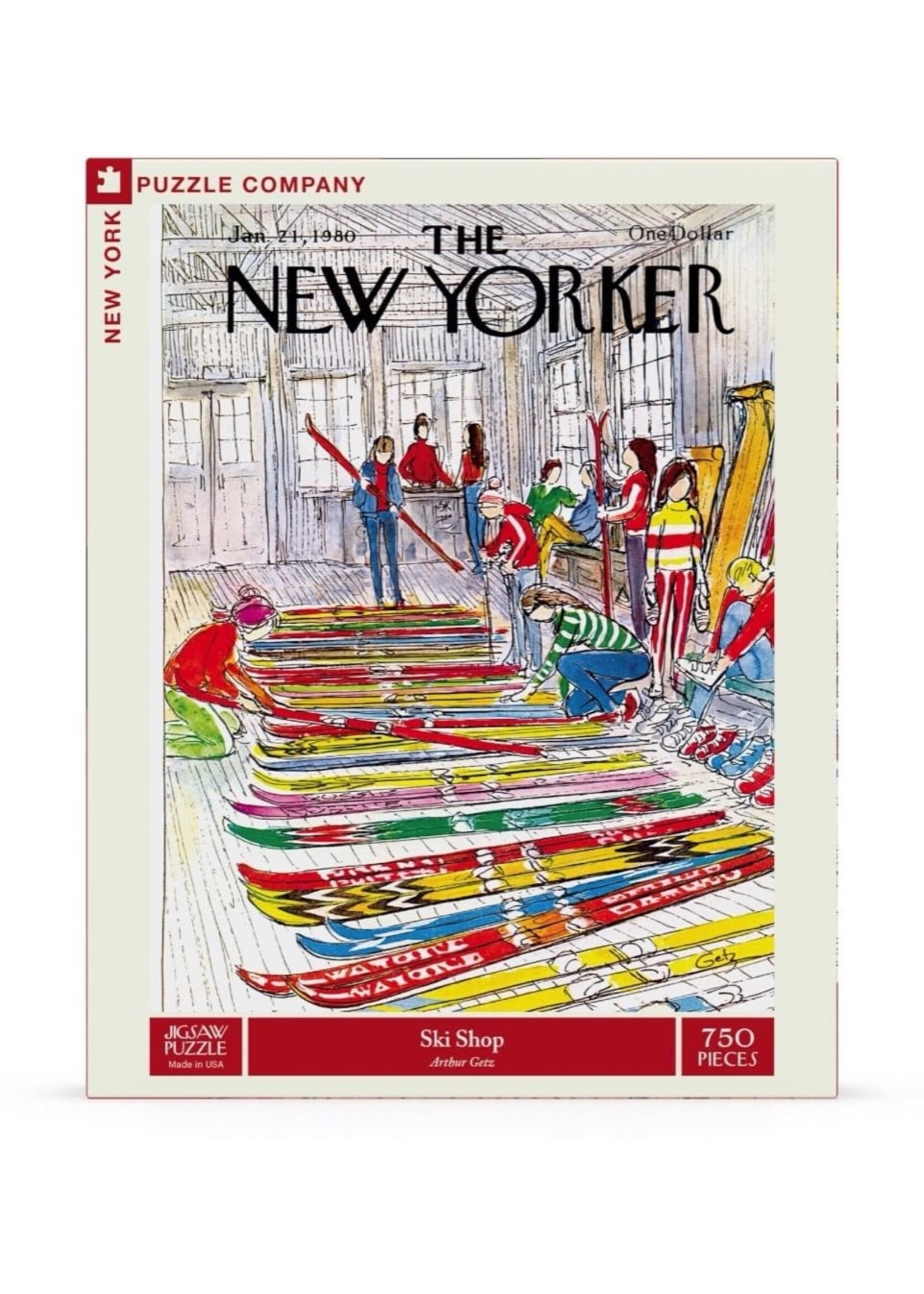 NEW YORK PUZZLE COMPANY PUZZLE 750 PCS SKI SHOP