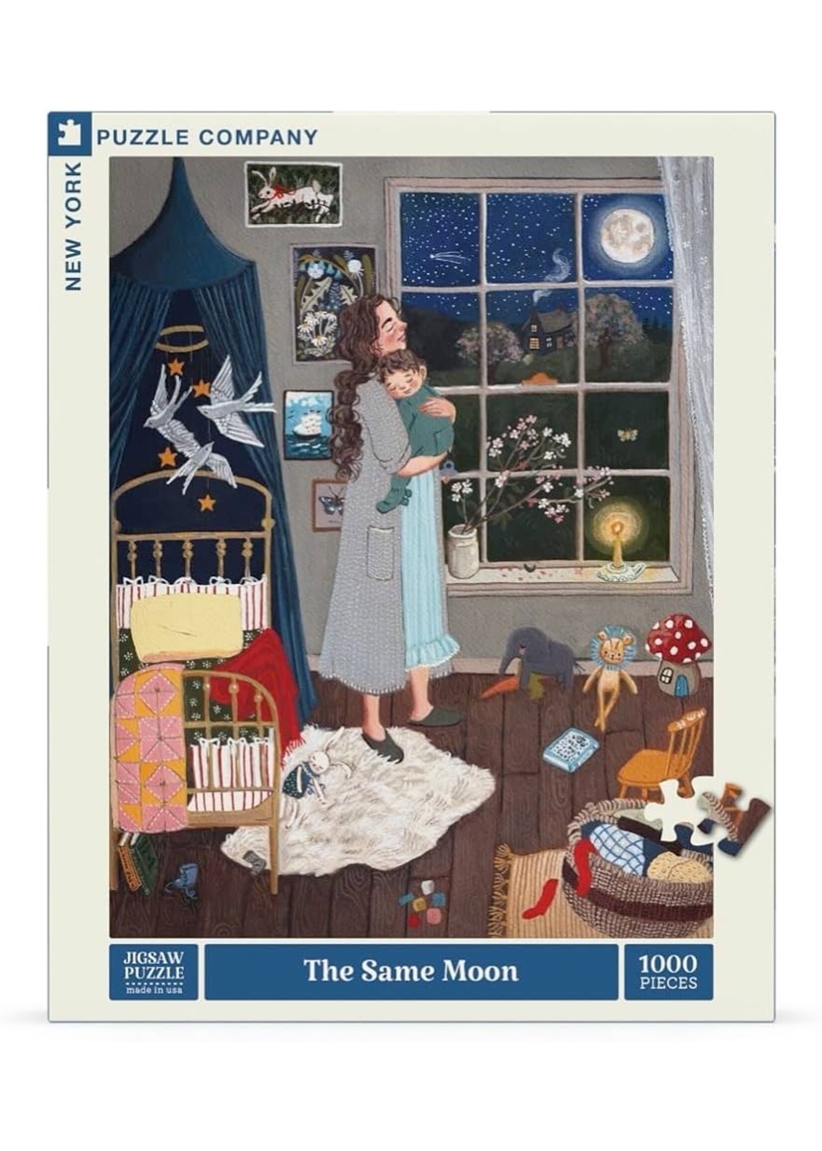 NEW YORK PUZZLE COMPANY PUZZLE 1000 PCS THE SAME MOON