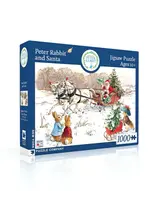 NEW YORK PUZZLE COMPANY PUZZLE 1000 PCS PETER RABBIT AND SANTA