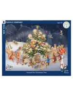 NEW YORK PUZZLE COMPANY PUZZLE 500 PCS AROUND THE CHRISTMAS TREE