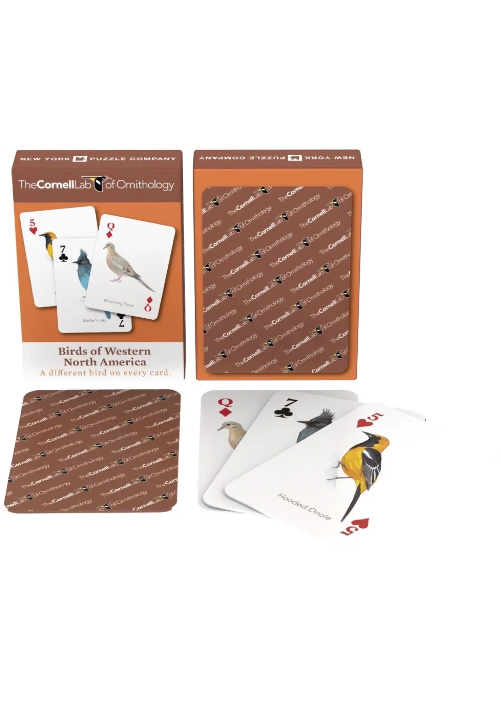 NEW YORK PUZZLE COMPANY PLAYING CARDS BIRDS OF WESTERN NORTH AMERICA