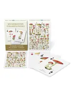 NEW YORK PUZZLE COMPANY PLAYING CARDS MUSHROOMS